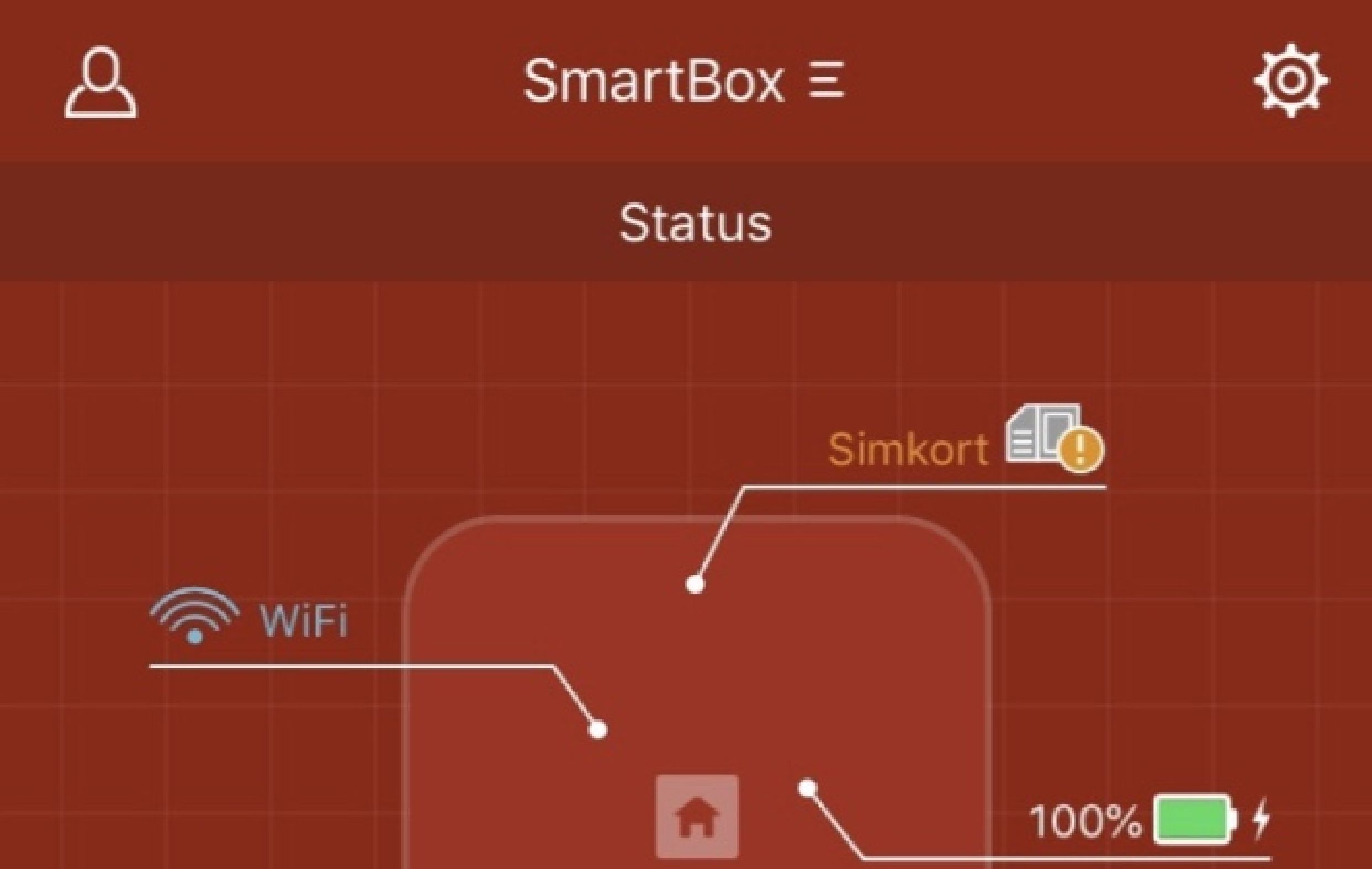 Er statusikonet i din S6evo™ app gult? | SikkertHjem™ Scandinavia