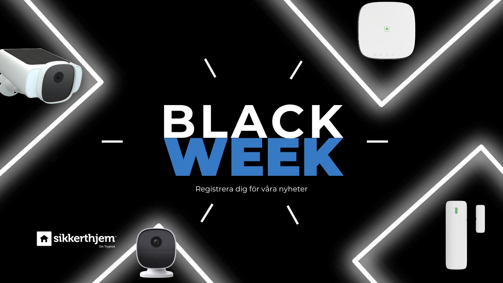 Anmäl dig till Black Week | 25% rabatt på larmpaket