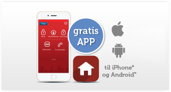 Gratis alarm app til iPhone og Android telefoner
